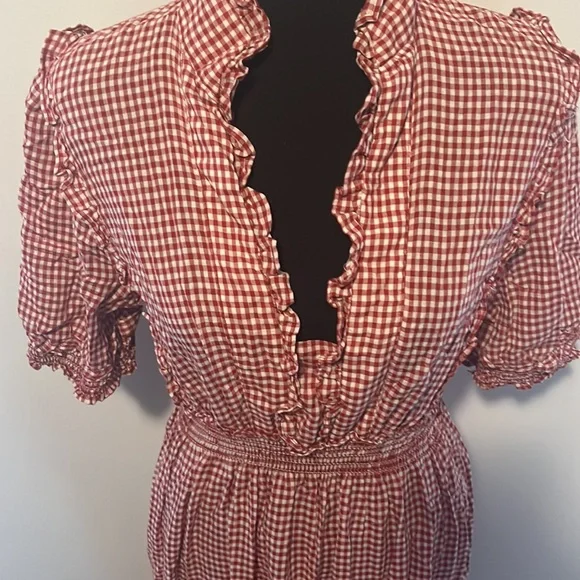 Max Studio Gingham Long Dress - Picture 3 of 6